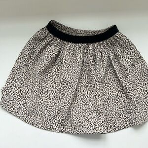 Leopard Print Girls Skirt